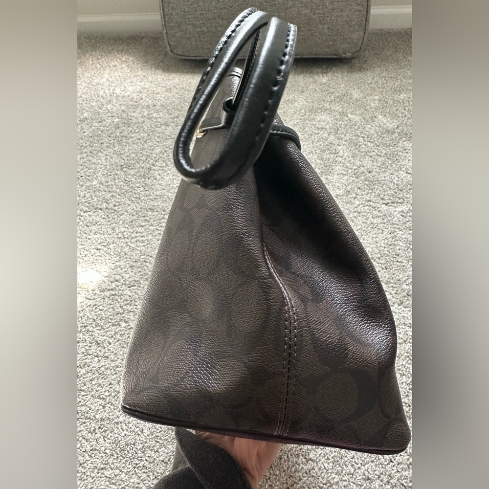 Coach Tote with Black Trim - Picture 8 of 14